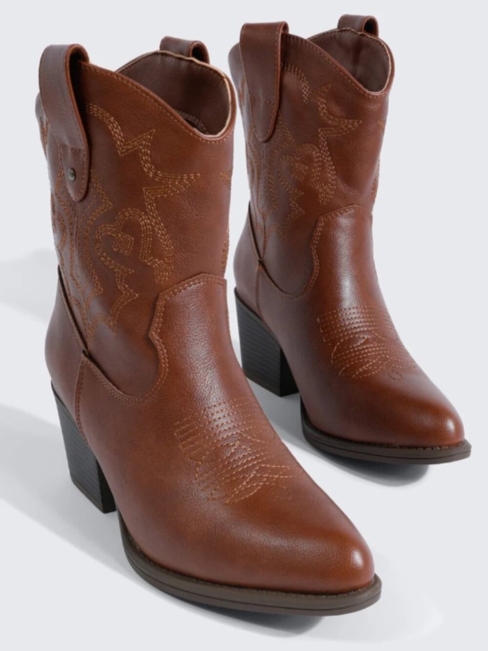 Brown Cowboy Boots - Picture 3 of 8